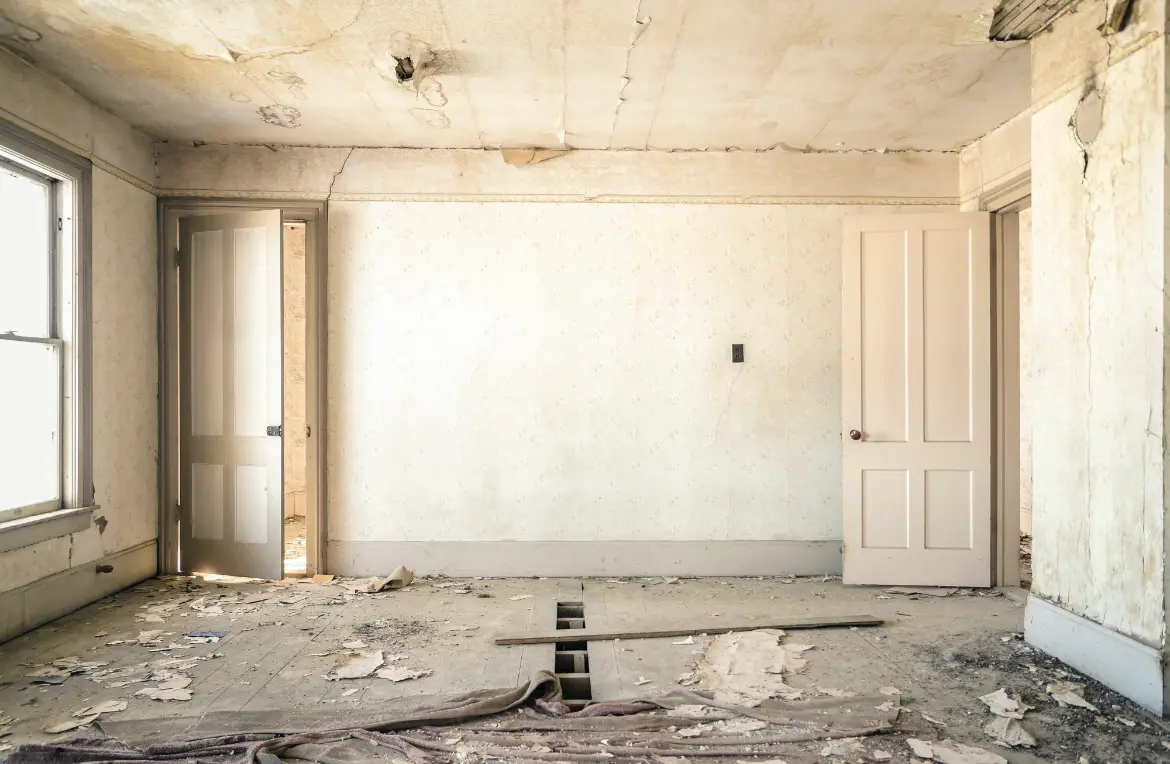 Waste disposal crew managing a cleanout project in Coeur d'Alene