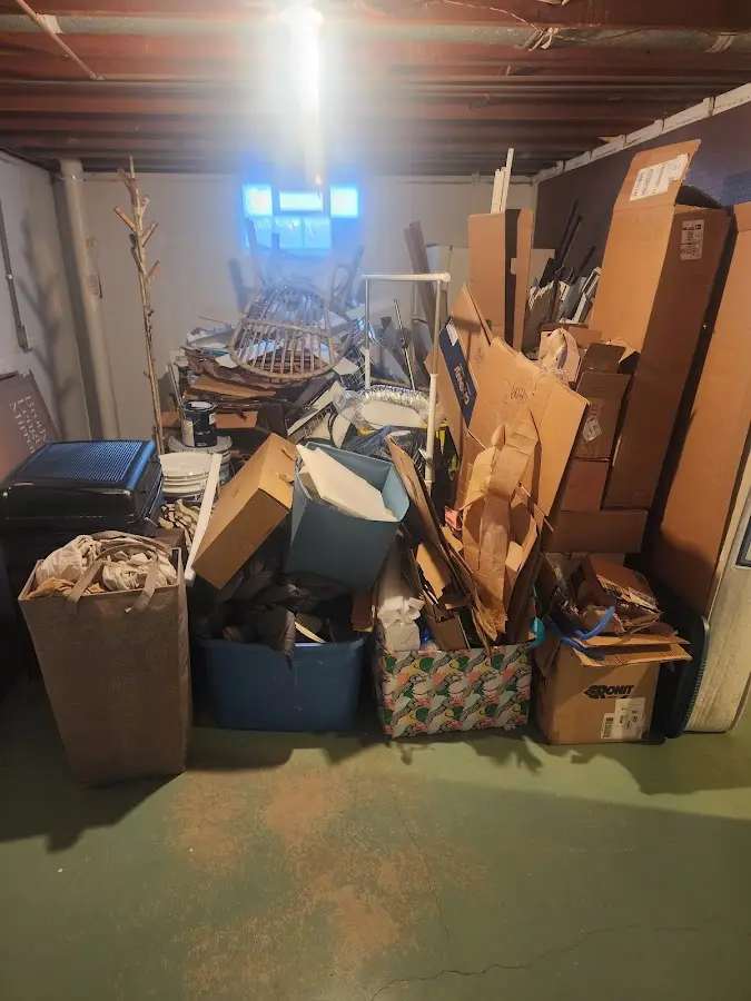 Roll-off dumpster container at job site for Concrete Dumpster Rental in Coeur d'Alene